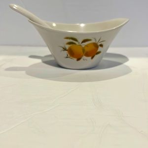 Vintage Harmony House Tangerine gravy bowl